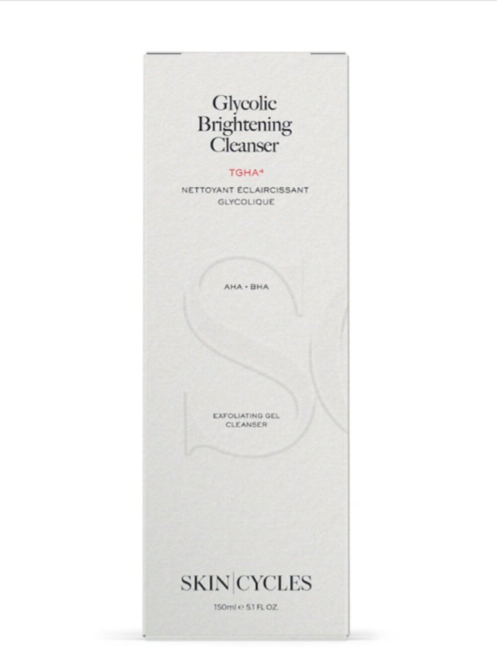 NWT Skin|Cycles Glycolic Brightening Gel Cleanser 150ml
